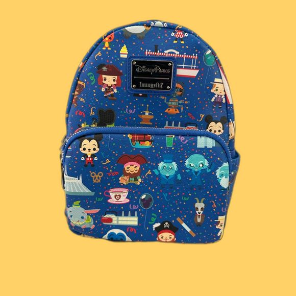 WDW Disney Magic Kingdom Loungefly Mini Backpack Maruyama Ride Attraction RARE - Picture 1 of 14